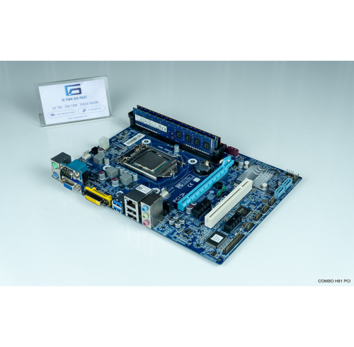 Combo main giá rẻ H81 PCI hàn quốc - 2 Ram 4GB(8GB) DDR3 - CPU G3260