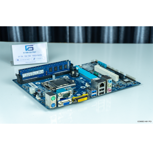 Combo main giá rẻ H81 PCI hàn quốc - 2 Ram 4GB(8GB) DDR3 - CPU G3260
